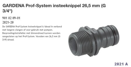 Insteek nippel